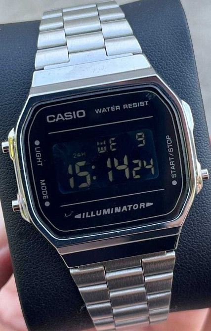 Годинник A168 WEM Silver/Black | Часы касио Київ - фото 7