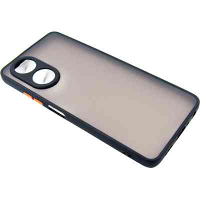 Чехол для мобильного телефона Dengos Matte OPPO A58 4G (black) (DG-TPU-MATT-132) Винница