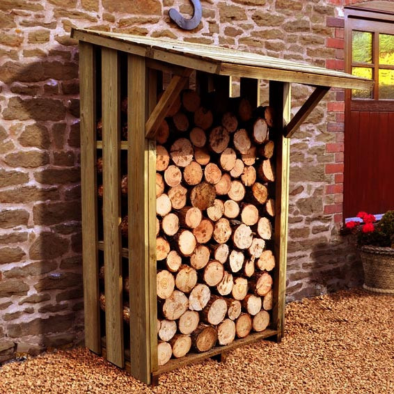 Дровница деревянная 