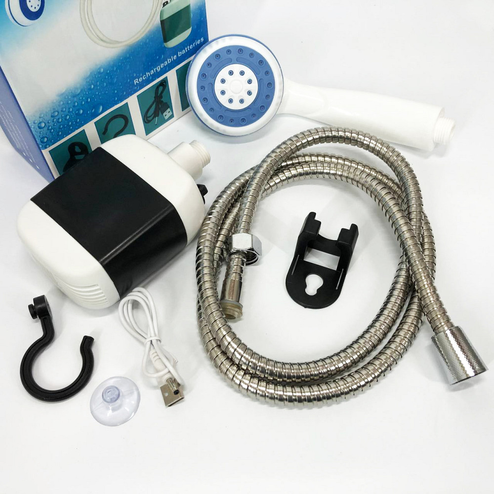 Портативний переносний душ Portable Outdoor Shower, Портативний душ для походів і кемпінгу DP-48 Львів - фото 11