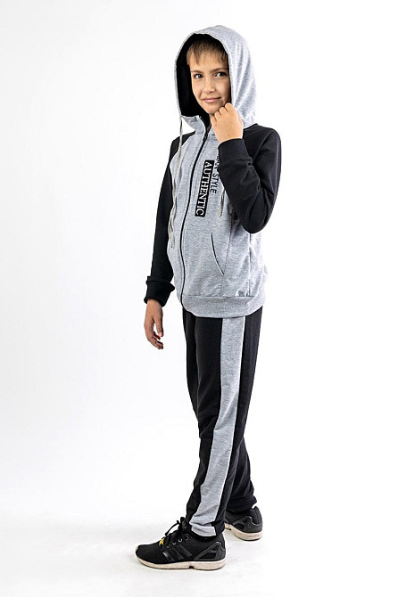Спортивний костюм для хлопчика, чорный топ Крохатушка одяг Київ - фото 3