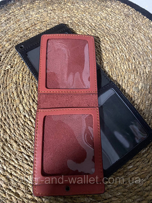 Шкіряна обкладинка на посвідчення Міністерство Юстиції (на книжку) Київ - фото 7