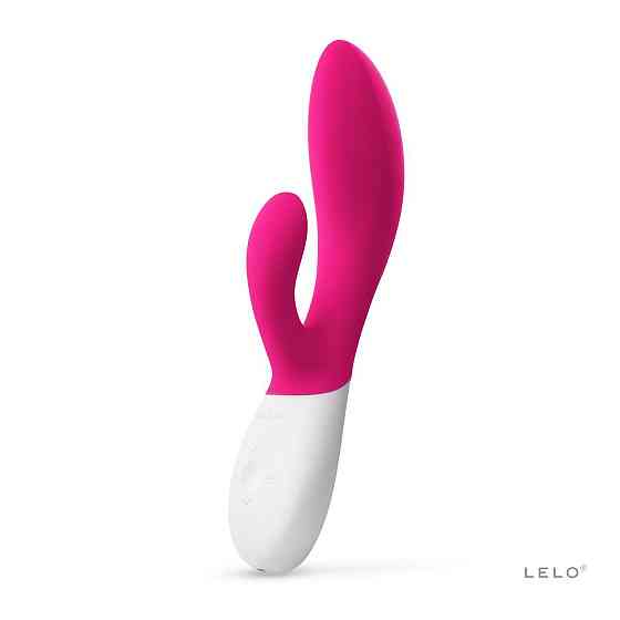 Вібратор-кролик LELO Ina Wave 2 Cerise, манливий рух стовбура + вібрації Sex Aura Київ