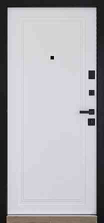 Входная дверь Abwehr Megapolis MG3 Rain 516/517 Черная шагрень + Белый супермат 860*2050 мм Киев