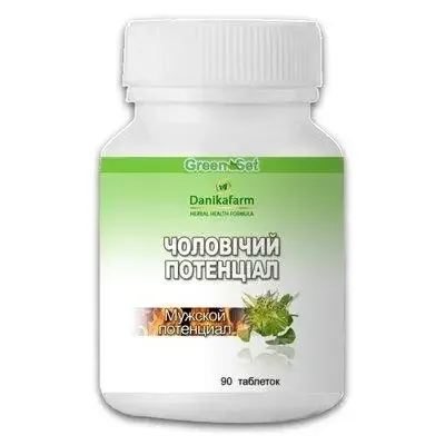 Данікафарм Чоловічий потенціал 90 табл. чоловіче здоров'я Київ - фото 1