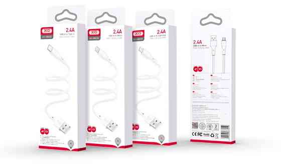 Кабель XO NB230 Rock Series USB-A to Micro - 1m White (6976057) Киев