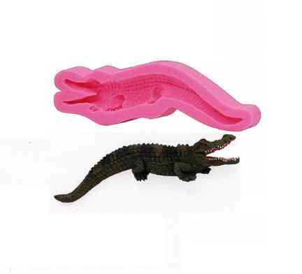 Молд силиконовый Крокодил 95 на 35 мм розовый Киев