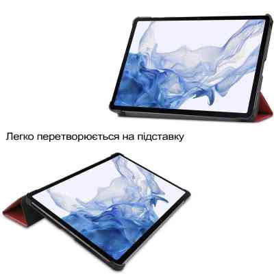 Чехол для планшета BeCover Smart Case Samsung Galaxy Tab S10 Lite SM-X400/406 10.9" Red Wine (713844) Винница