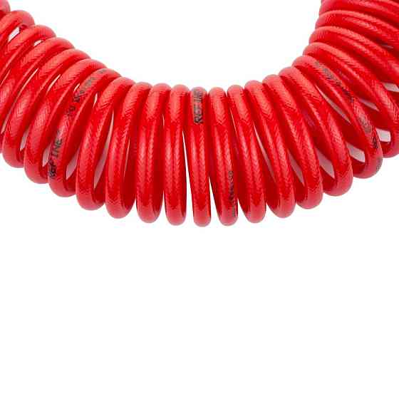 Refine Шланг спиральный полиуретановый (PU) армированный 10м 5.5×8мм REFINE (7013421) Киев