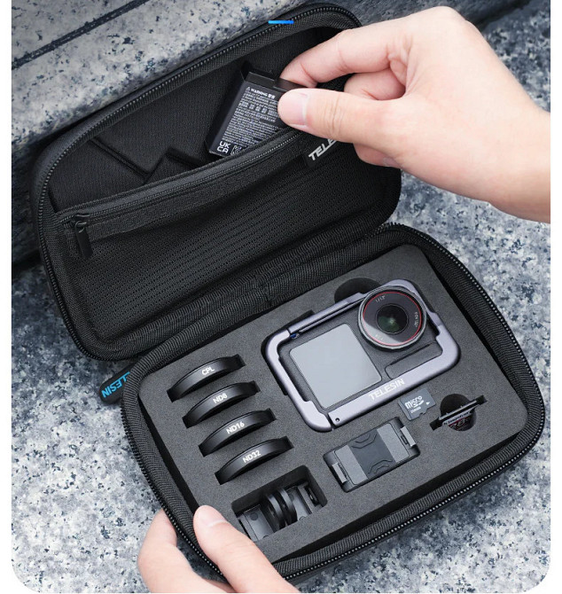 Кейс DJI Action 5 Pro для зберігання захисний Telesin S6-PRC-06-TDJ Київ - фото 2