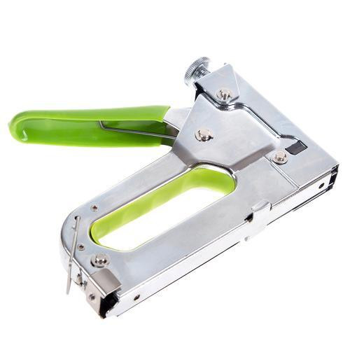 Степлер будівельний для скоб 4-14мм + 200скоб 8мм (хром) Alloid Одеса - фото 4