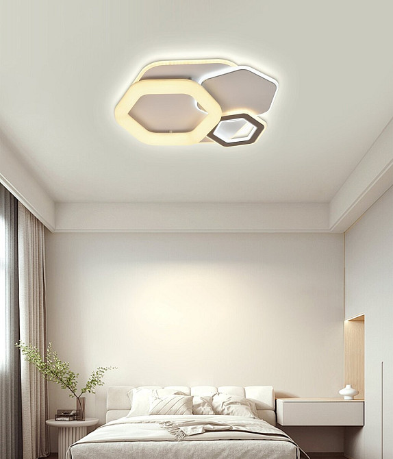 VALESO Стельова світлодіодна люстра , Біла Київ - фото 2