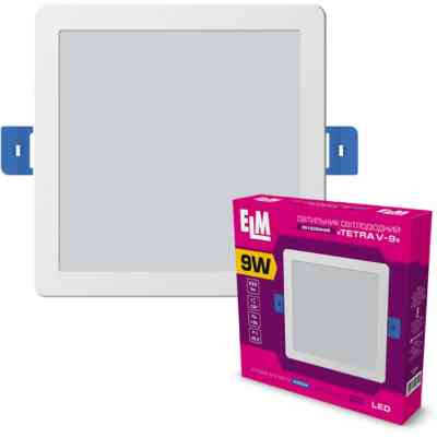 Светильник ELM Tetra V - 9 4000К (26-0088) Винница