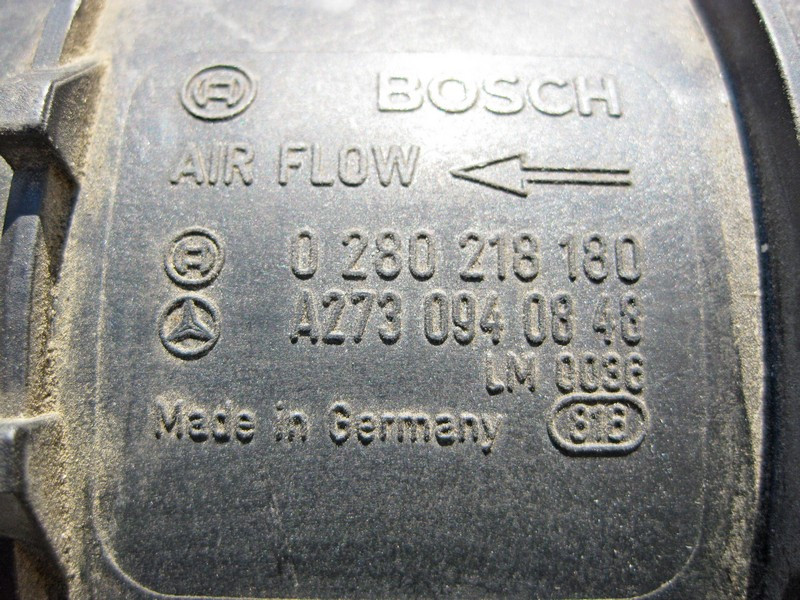 Mercedes-Benz  A2730940848 Витратомір повітря для двигуна M272 V6 2.5 3.0 3.5л Одеса - фото 3