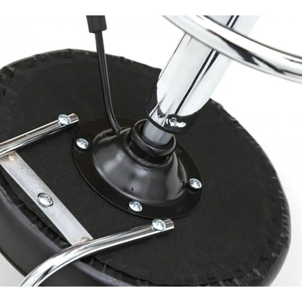 Стілець майстра косметолога круглий на коліщатках зі спинкою Bonro B-494 для салону краси Київ - фото 5