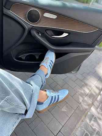 Кеди жіночі M.KRAFT блакитні натуральна замша низький хід (5420) Коломия