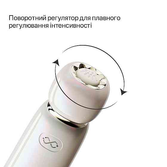 Вакуумный клиторальный стимулятор Zalo Lia Floral White, 3 насадки, 3 режима, разная интенсивность Sex Aura Киев