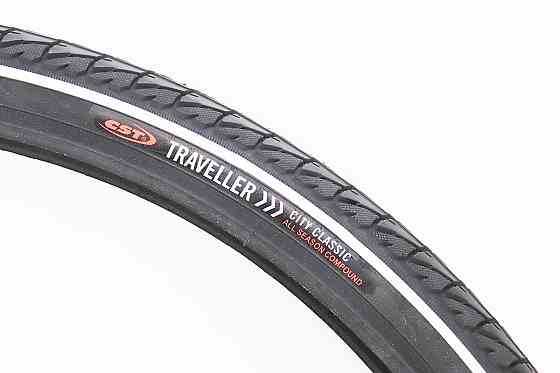 Шина 26"х1,75 дорожня з білою смугою С1446 Киев