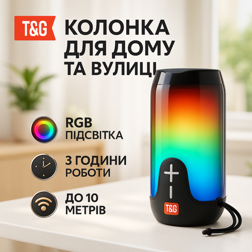 Портативна колонка для пк TG651, Bluetooth колонка з радіо Портативна bluetooth ZP-70 Львів - фото 10