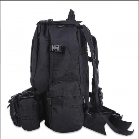 Рюкзак Тактичний за підсумками B08 Black 55L Одеса
