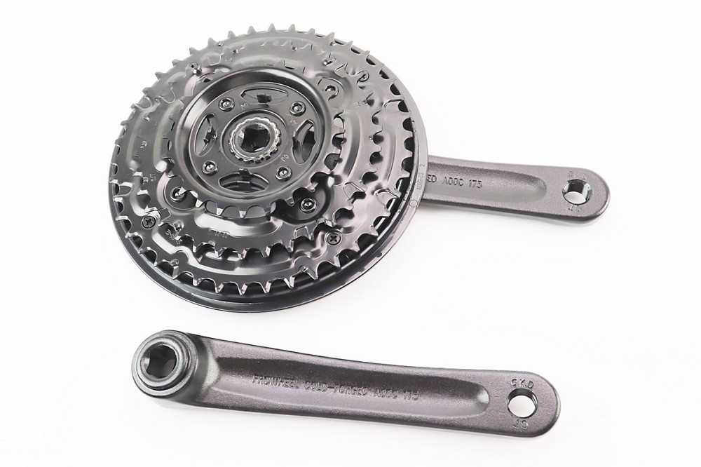 Шатуни "квадрат" 175мм, 42.34.24T MTB, алюмінієві, чорні MA-AC49 Киев - изображение 2