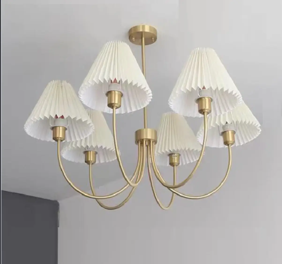 Светодиодная люстра Звон cx911 (Золотая) на 8 плафона Киев