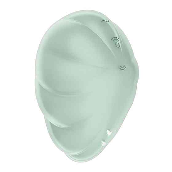 Вакуумний стимулятор з вібрацією Satisfyer Cloud Dancer Mint Sex Aura Київ