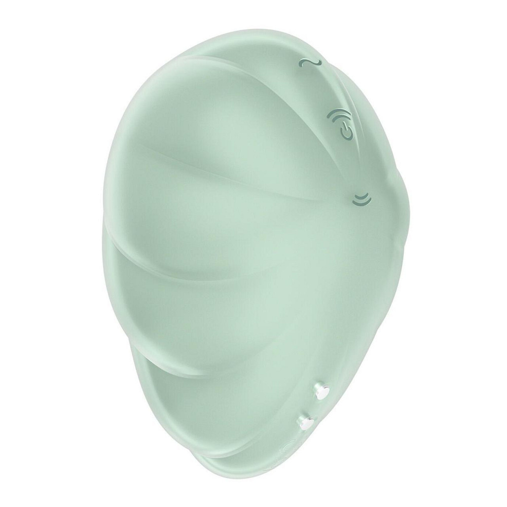 Вакуумний стимулятор з вібрацією Satisfyer Cloud Dancer Mint Sex Aura Київ - фото 4