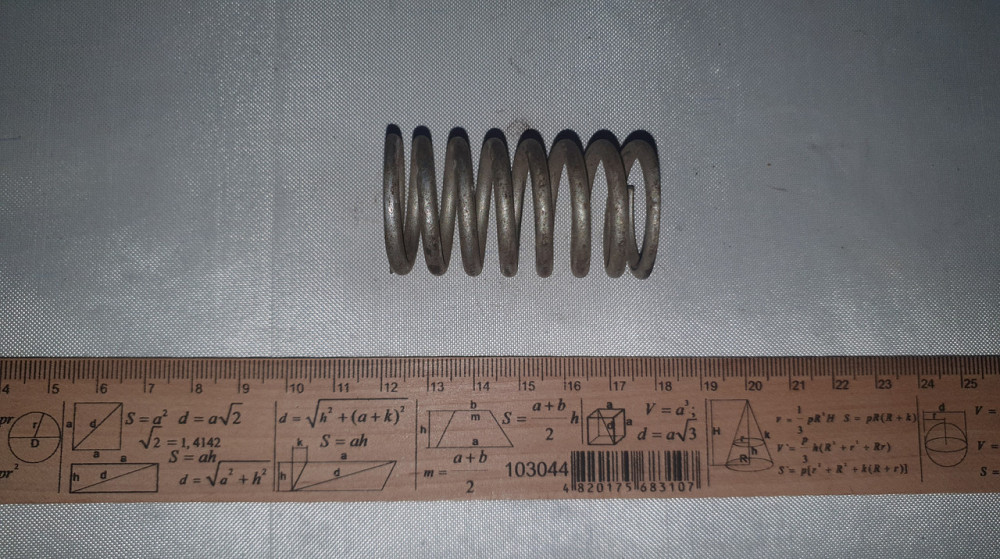 Пружина сжатия 29.3х54х3.5 мм. СССР. Харьков - изображение 1