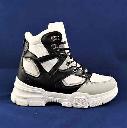 Жіночі Високі Кросівки на Танкетці Білі Сліпони Мокасини на Платформі (розміри: 37) - 4 Дніпро