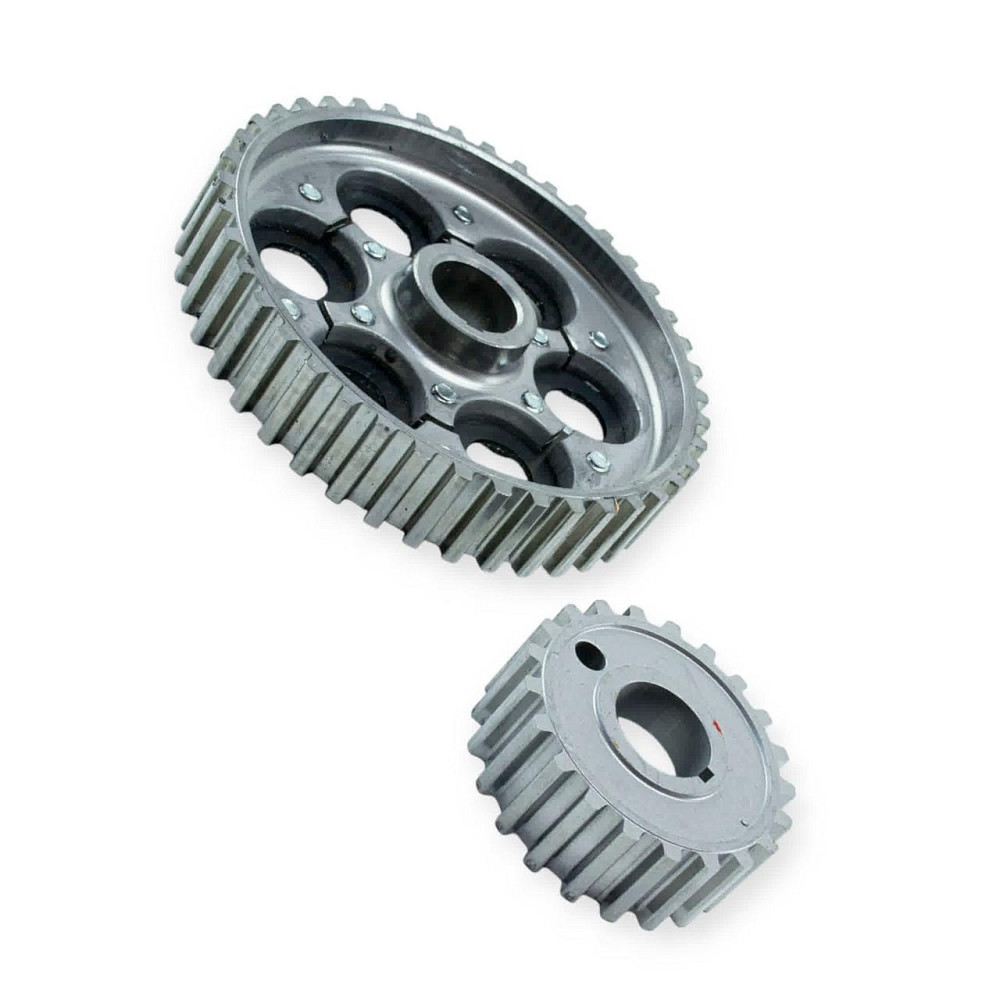 Шестерня ГРМ коленвала+распредвала 2108, 2109, 21099, 2110-2115 (8 кл) большая разрезная Мукачево - изображение 2