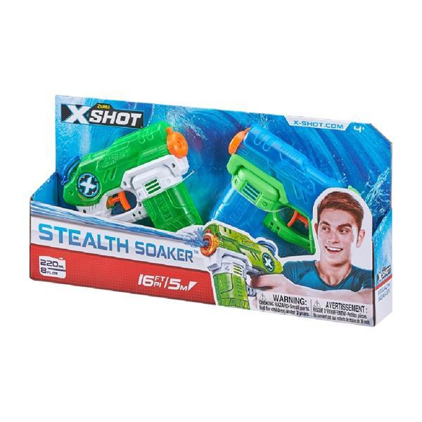 Набор водных бластеров X-Shot Warfare Double Small Stealth Soaker 2 шт (01227R) Харьков - изображение 2
