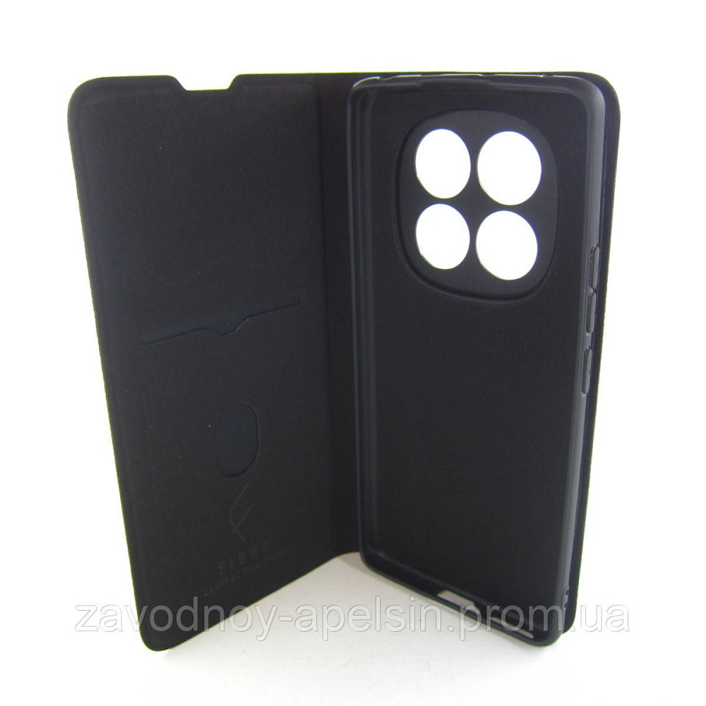 Чохол-книжка Xiaomi Redmi Note 14 pro 4G Захист камери (чорний) Одеса - фото 2
