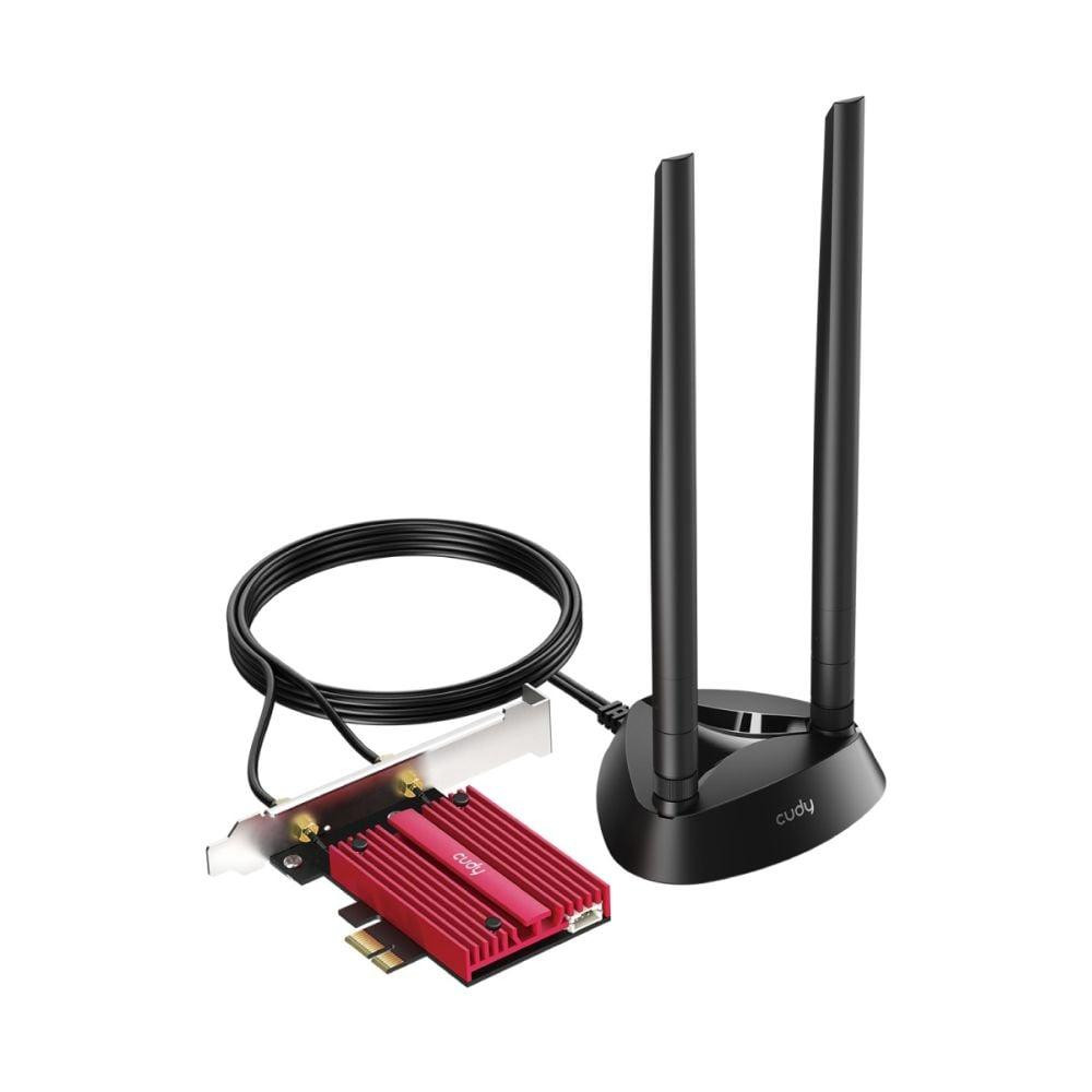 Адаптер Cudy WE9300S BE9300 WiFi 7 PCI Express трехдиапазонный с Bluetooth 5.4 Киев - изображение 1