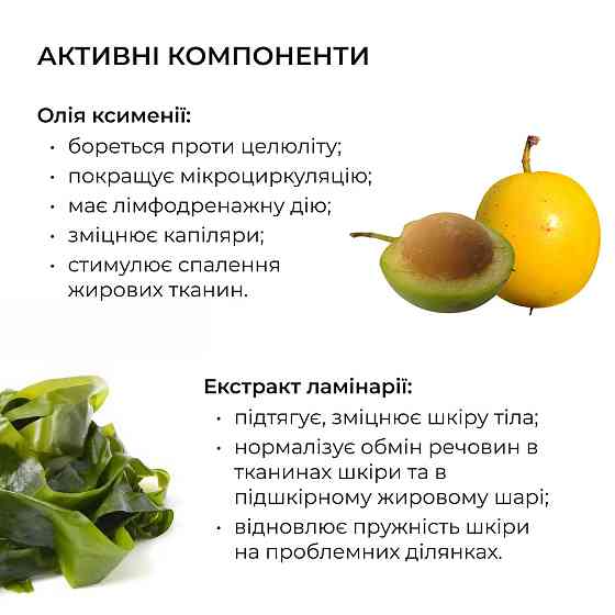 Антицелюлітний ліфтинг гоммаж Hillary Anti-cellulite Gommage LPD's Slimming, 200 мл Київ