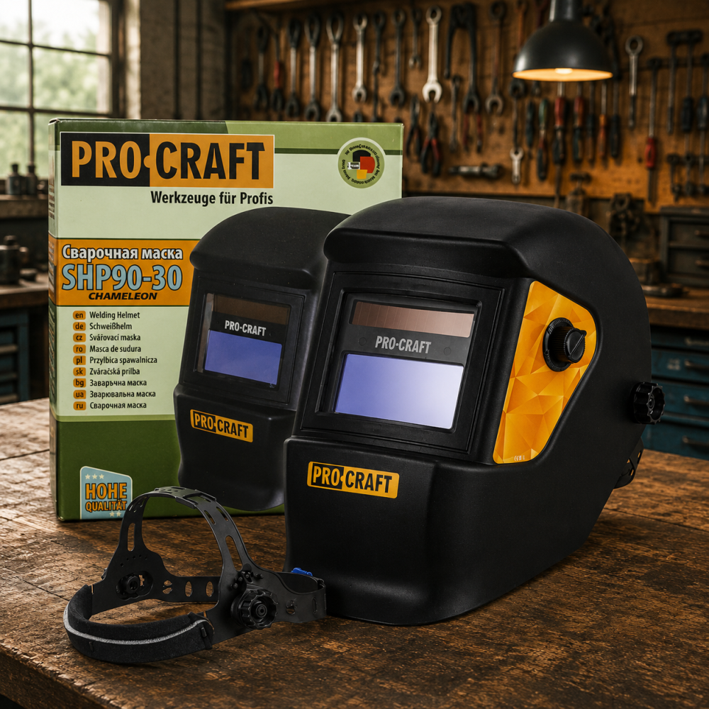 Маска для зварювання Procraft SHP90-30,Гарна зварювальна маска хамелеон Львів - фото 1