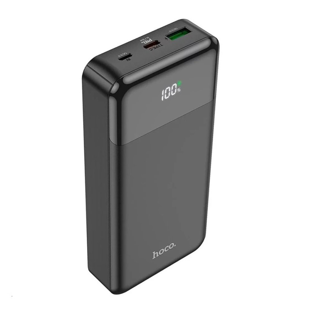 Зовнішній акумулятор HOCO J102A Cool figure PD20W+QC3.0 power bank(20000mAh) Black Київ - фото 4