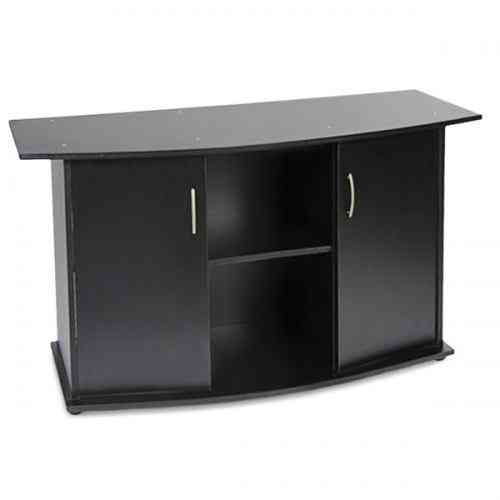 Підставка Природа ПО під акваріум збірна овальна з дверима чорна 100х40х70 см Київ