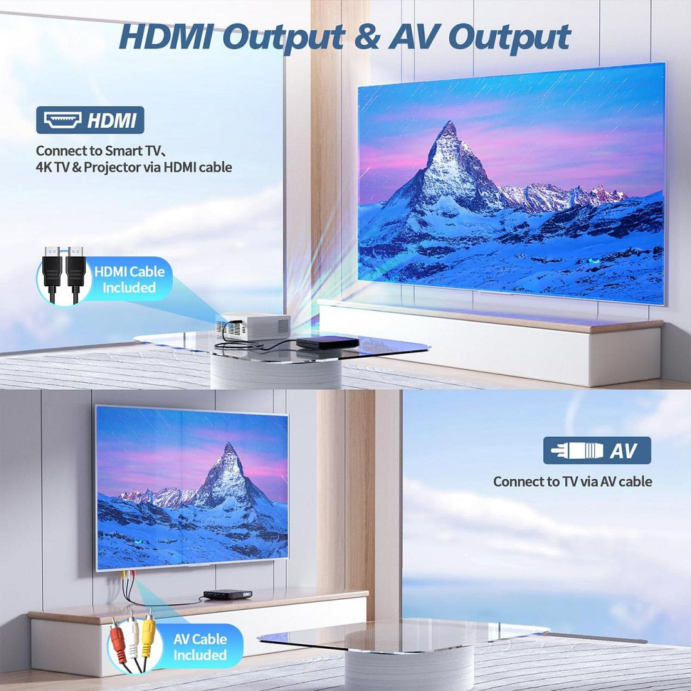 Mini DVD-плеєр Desobry MB115B багатоформатний 1080P 110-240V Дніпро - фото 7