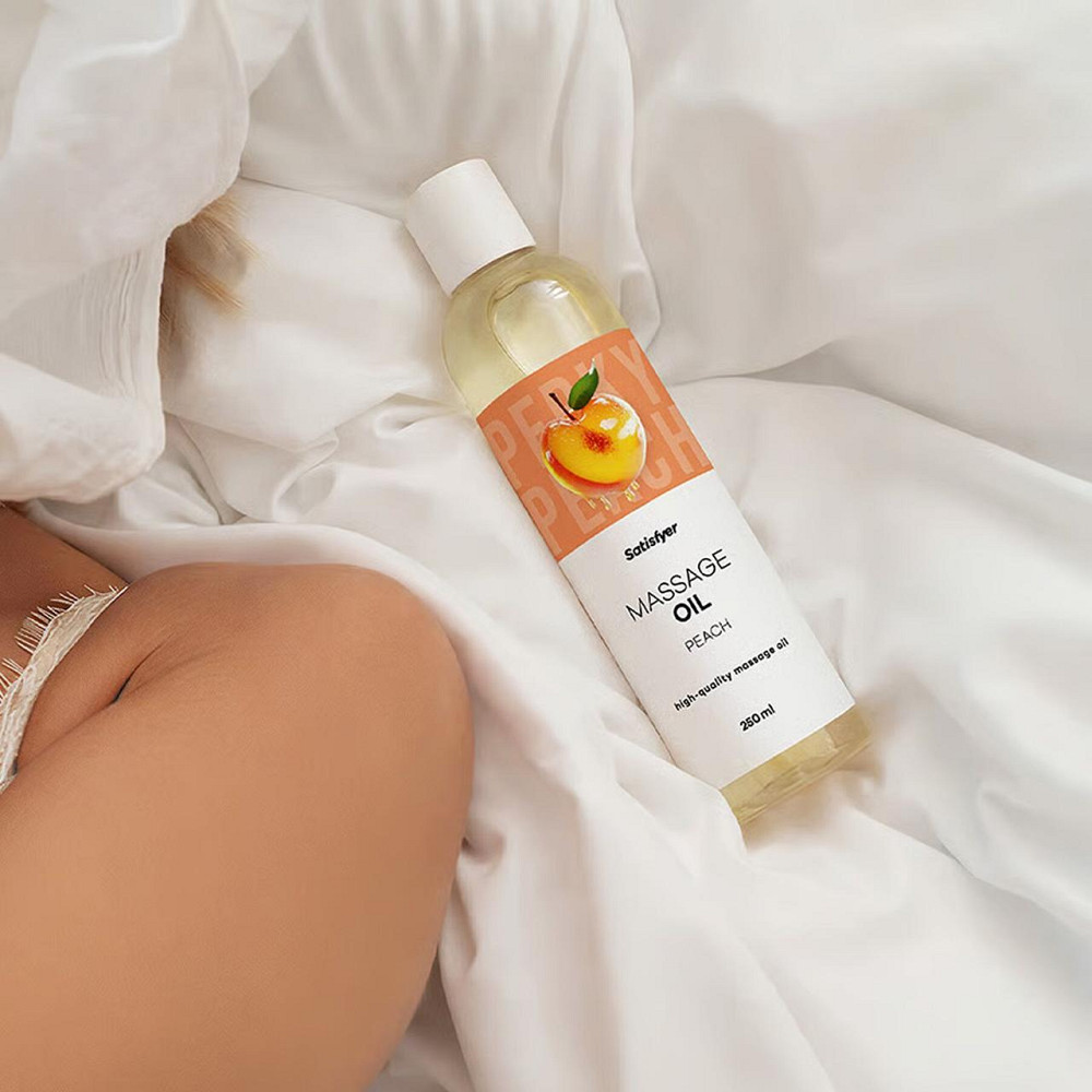 Розпродаж!!! Масажна олія Satisfyer Massage Oil Peach 250 мл (термін 30.04.2027) Sex Aura Київ - фото 7