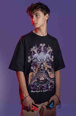 Футболка аниме Аниме Винтаге Спекиал Аниме оверсайз (S/M/L) Черний AnimeJ1023 Днепр