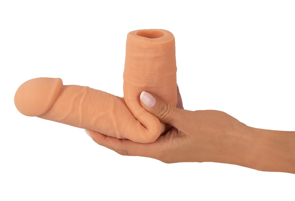 Насадка на член - Nature Skin Extension Sleeve +7 см Sex Aura Київ - фото 8