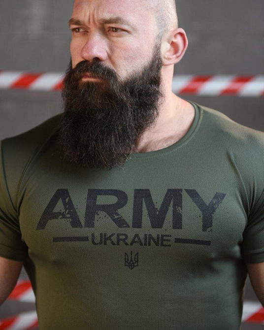 Тактична футболка потовідвідна SABUR АРМІЯ ОЛИВА ВТ6727 Одеса - фото 5