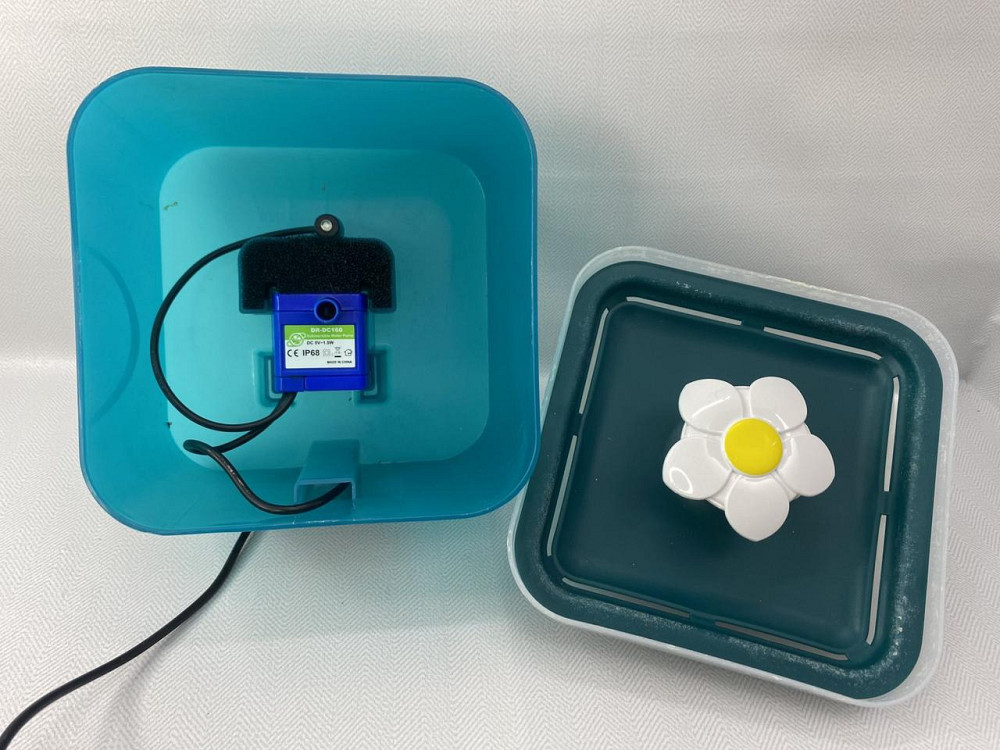 Б/У Автоматическая поилка-фонтан для кошек и собак 2 л, USB, с фильтром и LED-индикацией, питьевой фонтан Киев - изображение 16