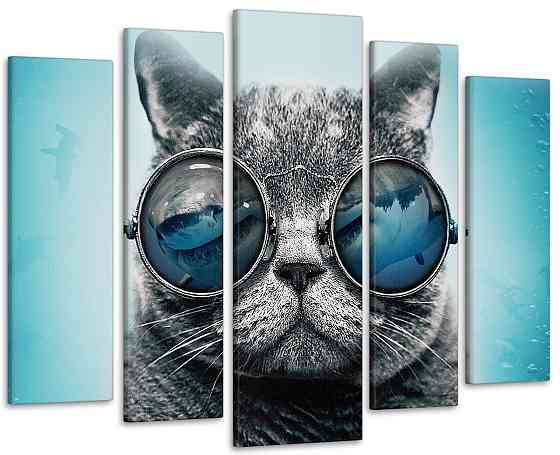 Модульна картина Кіт Art-269_5 ( 80х118см ) Київ