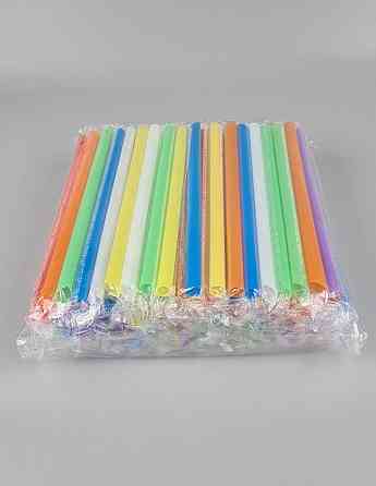 Трубочка для Бабл ті d10-21 см "Бабл ти".мікс в індив/пакованні (100 шт.) Харків