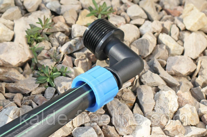 Стартер кутовий Presto-PS для крапельної стрічки з різьбленням 3/4 дюйма (ME-0117-34) Харьков - изображение 2