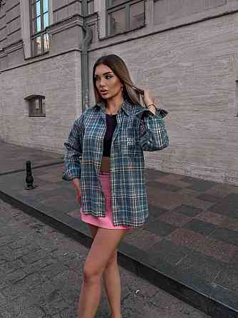 Жіноча сорочка в клітинку ( з накатом) Одеса