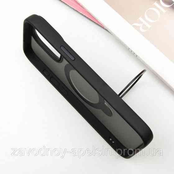 Iphone 15 Pro Max Матовый чехол Откидной магсейф (TPU+PC) Одесса