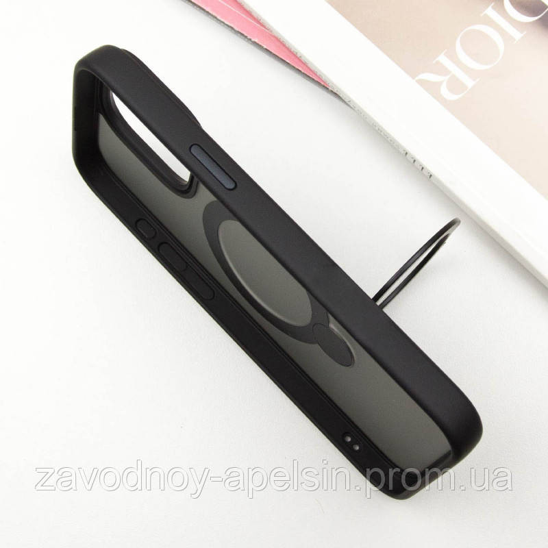 Iphone 15 Pro Max Матовий чохол Відкидний магсейф (TPU+PC) Одеса - фото 3